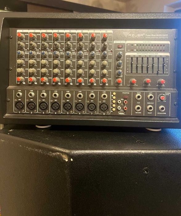 Power mixer AZUSA m808 usb