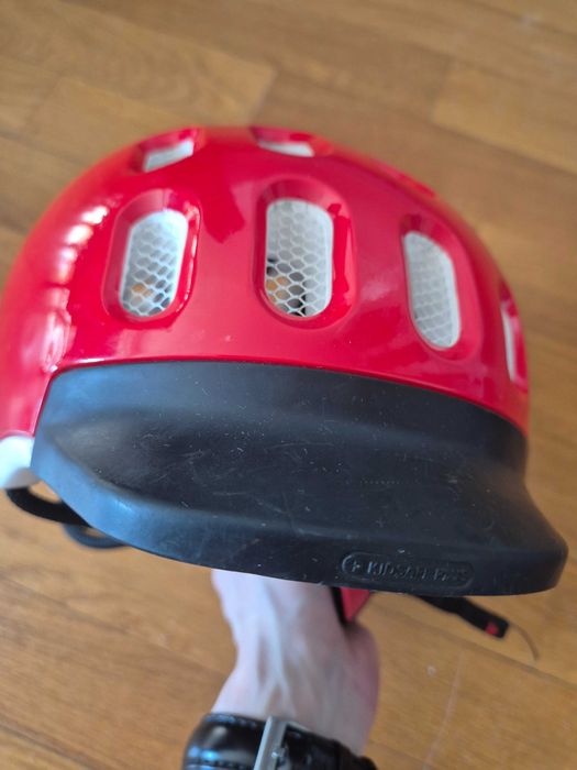 Dziecięcy kask Woom czerwony S (50-53 cm)