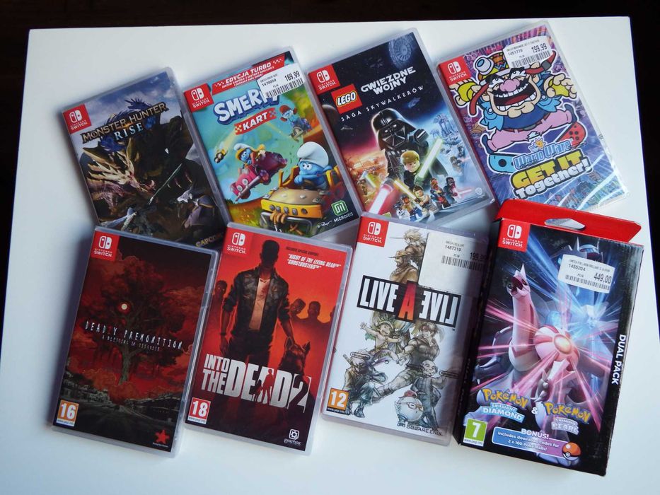 GRY NINTENDO SWITCH LEGO Pokemon Monster Hunter inne !