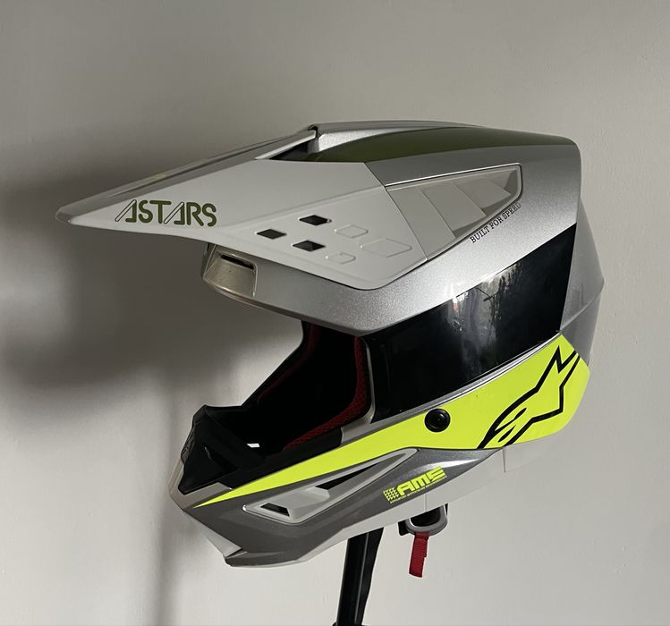 Kask z daszkiem.Cross -Alpinestars SM5,rozmiar L