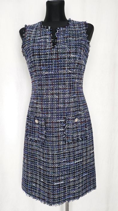 Sukienka tweedowa Karl Lagerfeld
