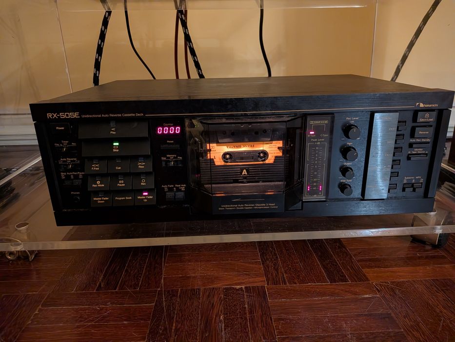 Nakamichi RX-505E (Discrete 3-Head) — Ícone Hi-Fi Vintage / em Muito bom estado