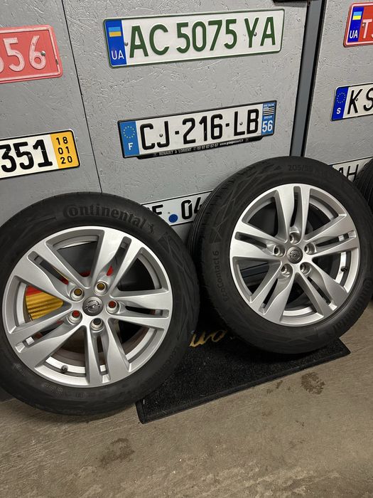 Титани 5:105  Opel Astra J K  Mokka з резиною Continental 205 55 r16