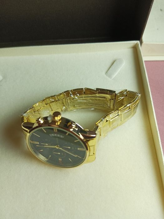 Geneva zegarek męski złoty nowy