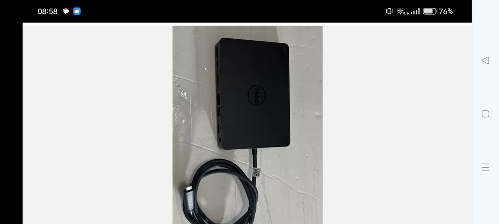 Док-станція Dell WD15 K17AДок-станція Dell Dock WD15