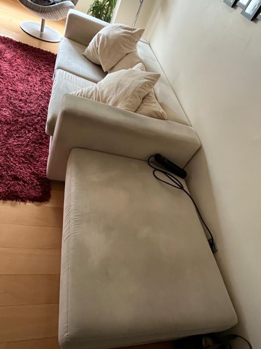 Vendo sofá com puff