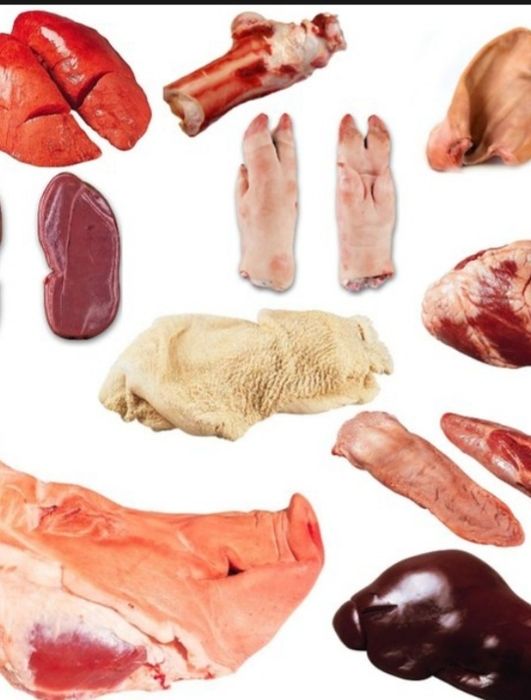 М'ясо субпродукти кістки для собак