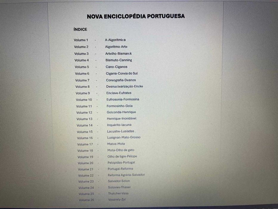 Enciclopédia Nova Portuguesa