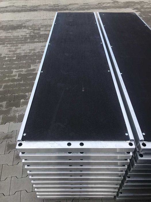 Lekkie szczytowe rusztowanie Plettac nowe 8x7,5 podest 2,5m aluminium