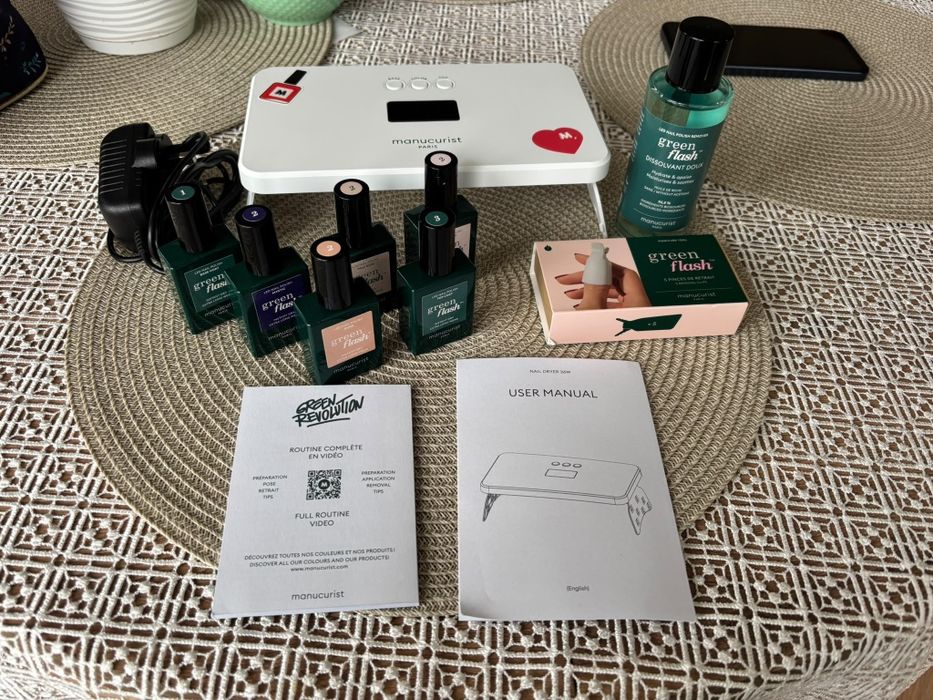 Zestaw do manicure Manicurist Paris Green Revolution