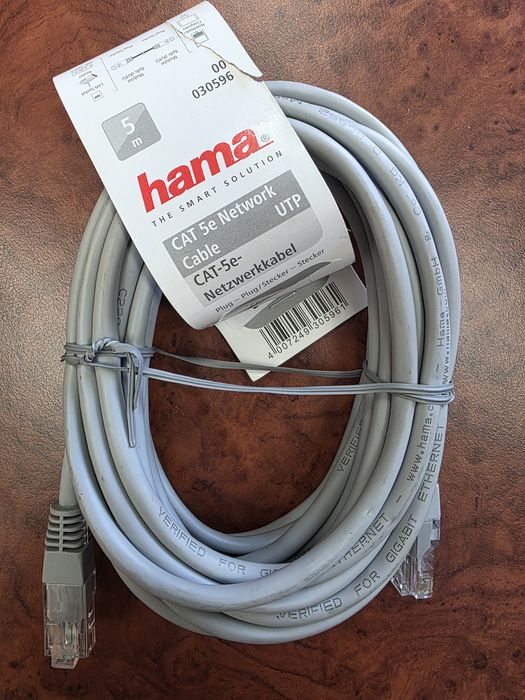Kabel HAMA CAT-5e U / UTP, 5 m