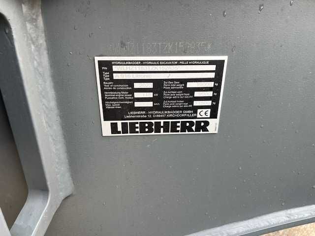 escavadora liebherr 916