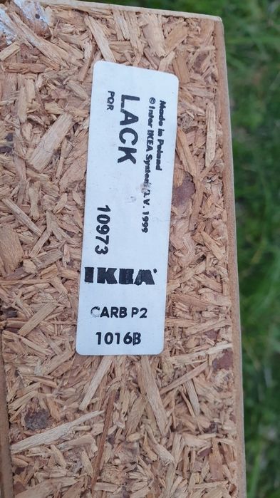 Wsporniki i półka Ikea Lack 190x26