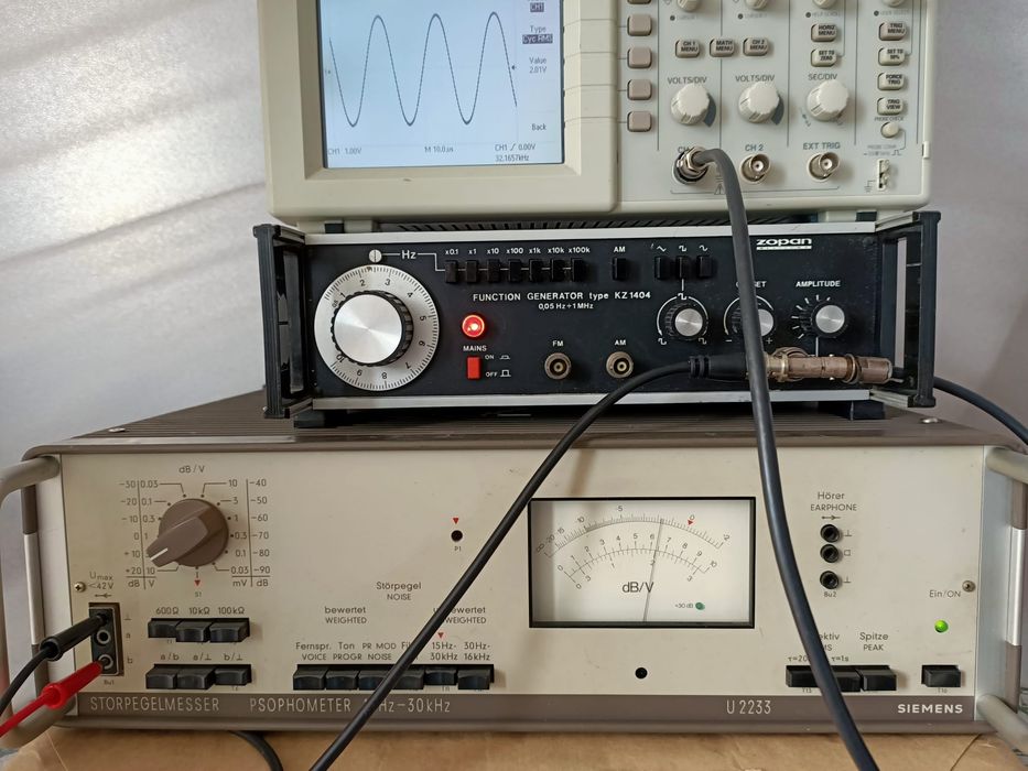 Miernik psofometr SIEMENS U2233.