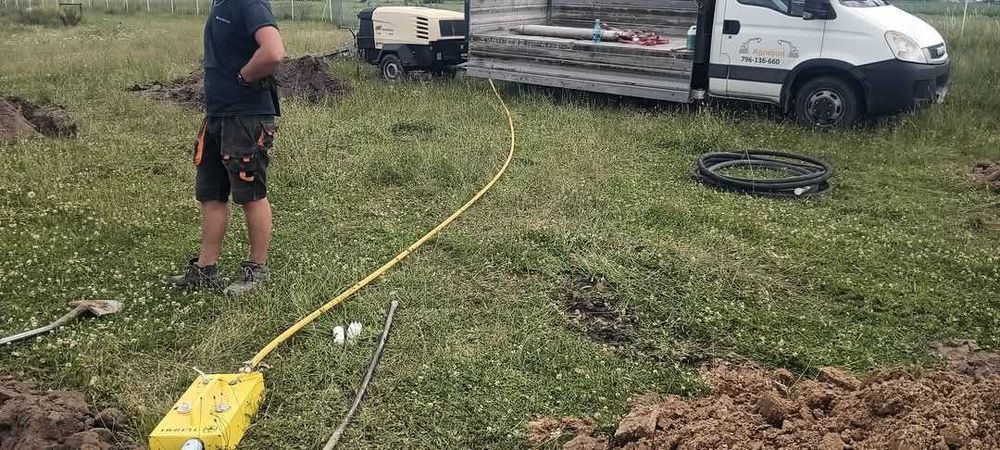 Przecisk pod drogami, chodnikami, kret