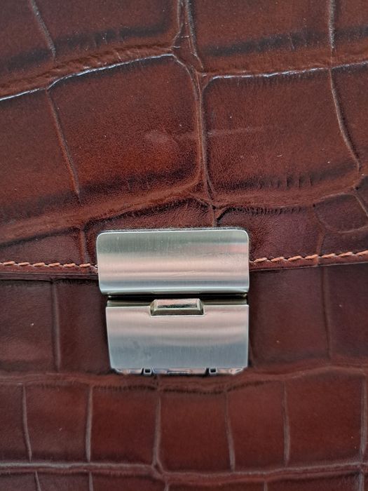 Портфель чоловічий крокодиляча кожа butin