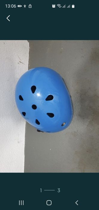 Patins em linha com proteções