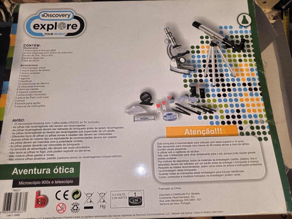 Microscópio + Telescópio Discovery