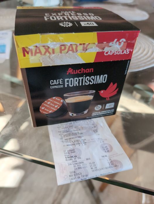 Pack 40 cápsulas café Auchan Delta Q