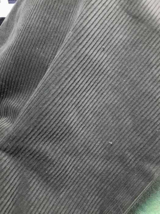 Pedaço de bombazine elástica verde acastanhada #