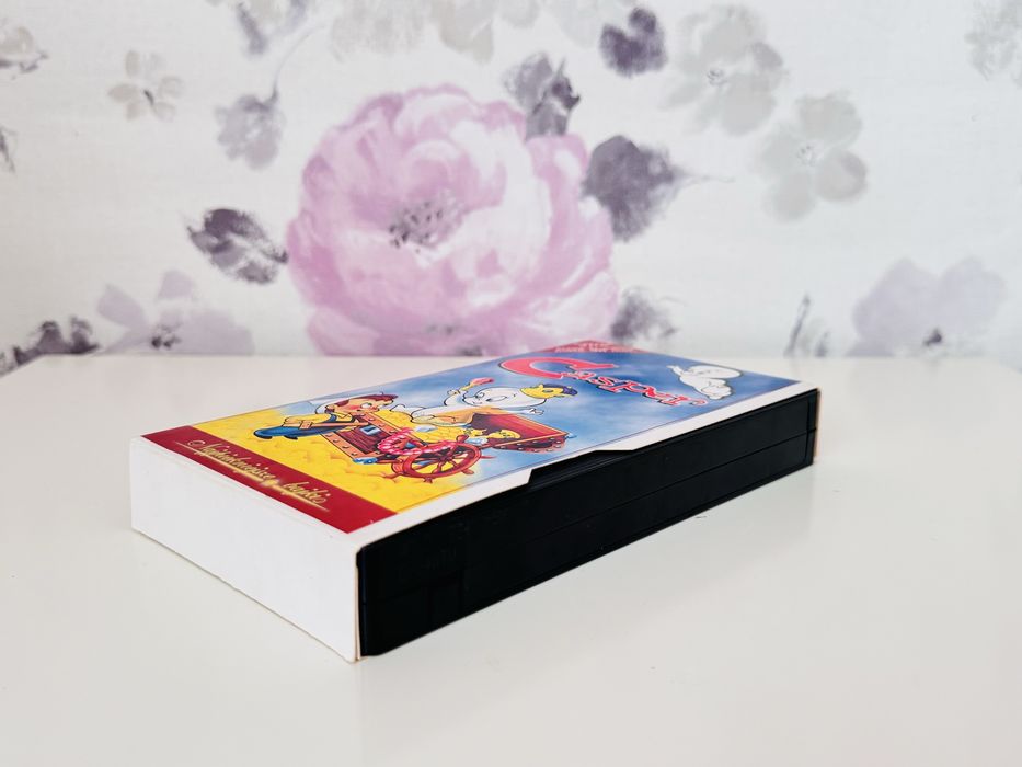 Kaseta VHS bajka duszek Casper, vintage