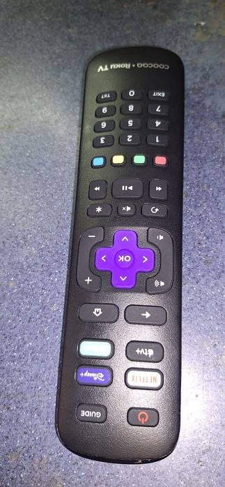 Pilot RC-NWIR do TV Coocaa Roku TV model 43R5G, nowy,.