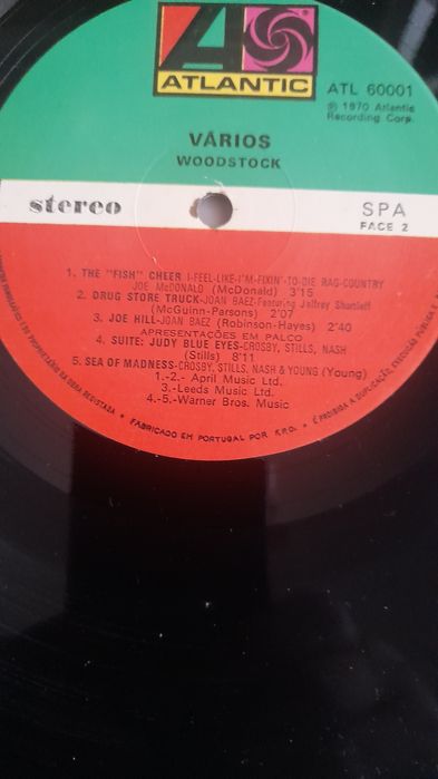 Discos vinil anos 70 Woodstock (Reservado)