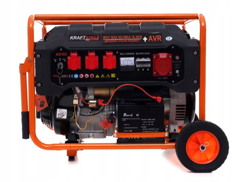 Agregat prądotwórczy 15KM 400V MIEDŹ EL-START AVR GENERATOR  5.5KW