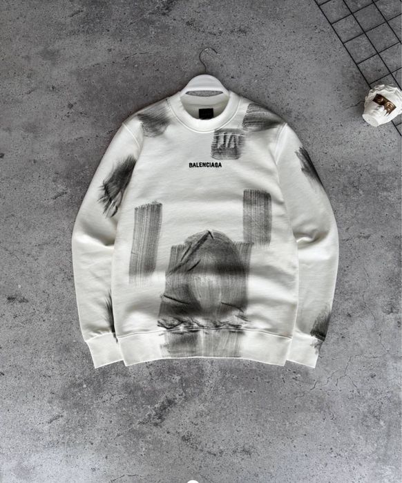 Худі Balenciaga чорні, білі, коричневі