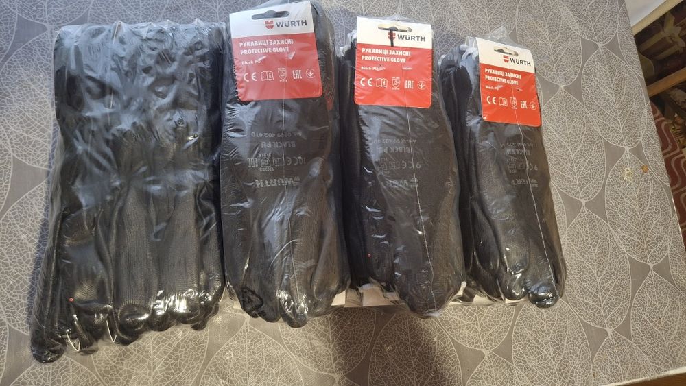 Рукавички Wurth black PU 9/10