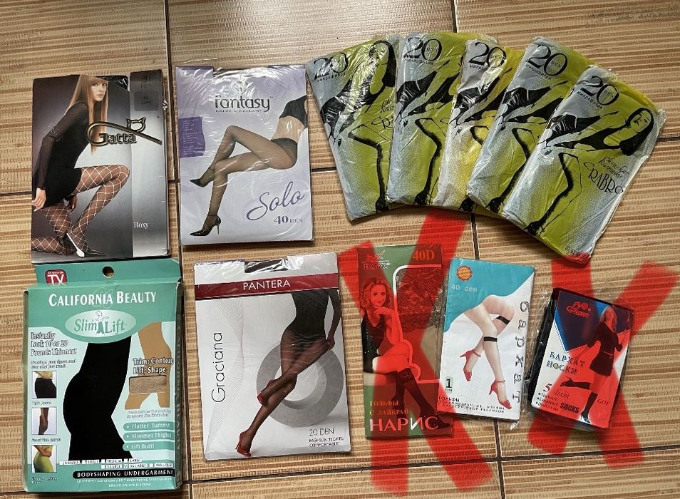 Капроновые колготы гольфы носки хлопок