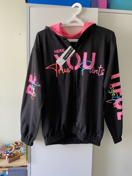 Bluza la loca z kapturem rozpinana