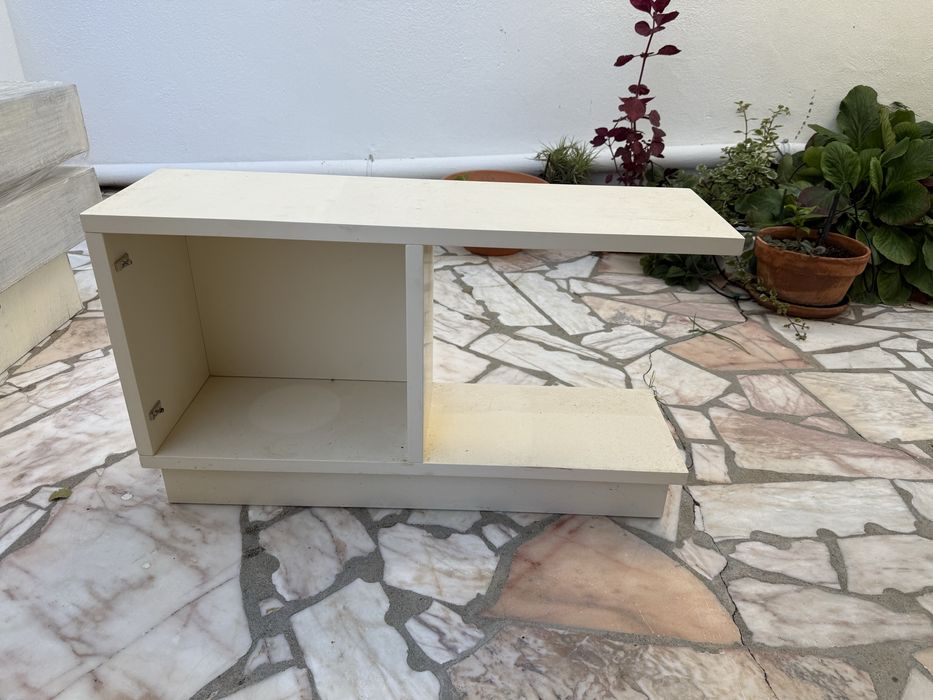 Movel Apoio sofa 90cm x 52cm Madeira Lacada