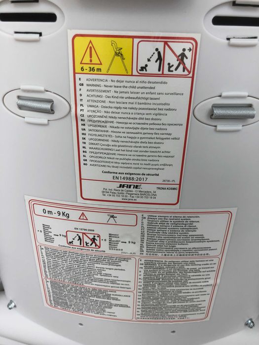 Cadeira Bebé Jane Kosmic 6-36 meses