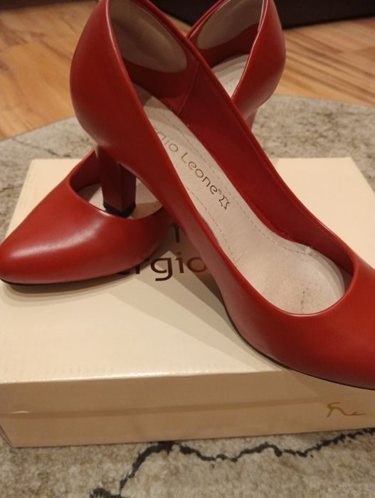 Szpilki czerwone roz. 36