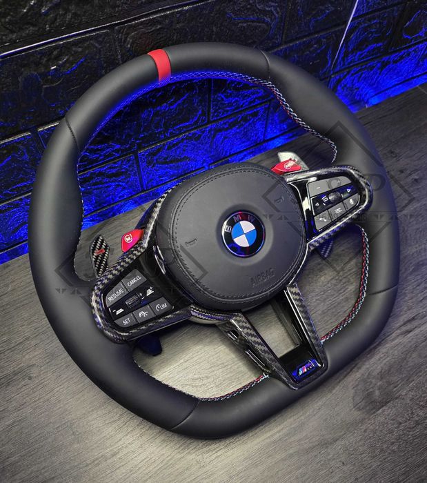 Volante M Perfomance Carbono Real BMW - Com Airbag