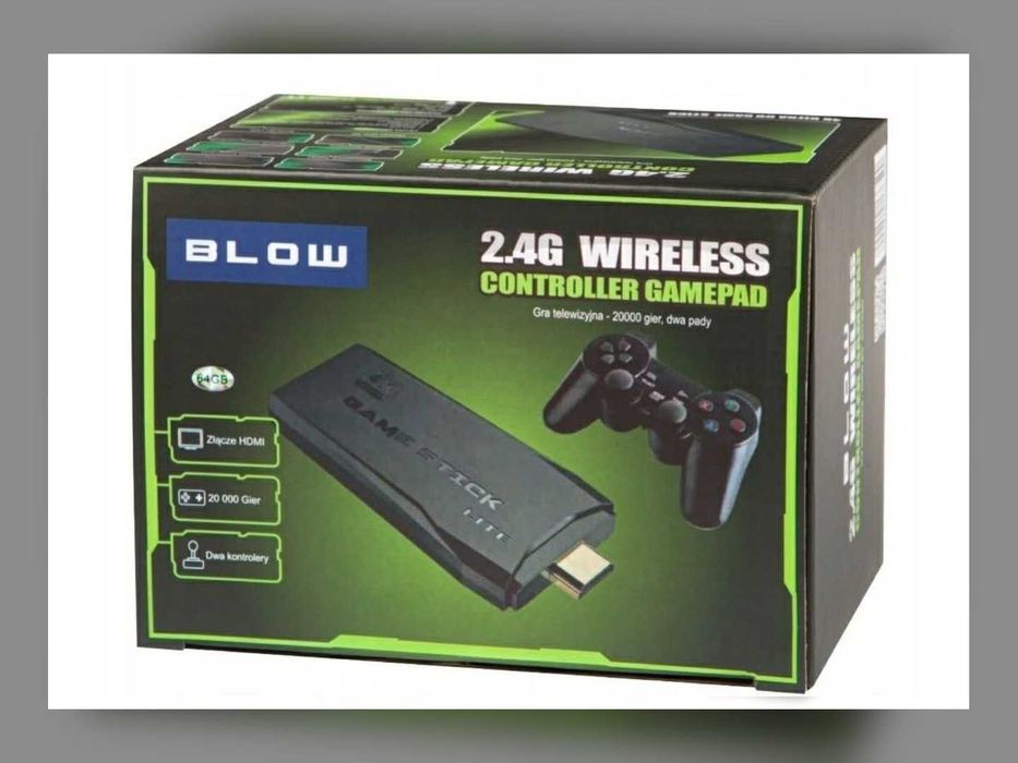 Nowa Konsola Retro HDMI 2 Pady Bezprzewodowe Gra Telewizyjna Mini Konsola Emulator Pegasus
