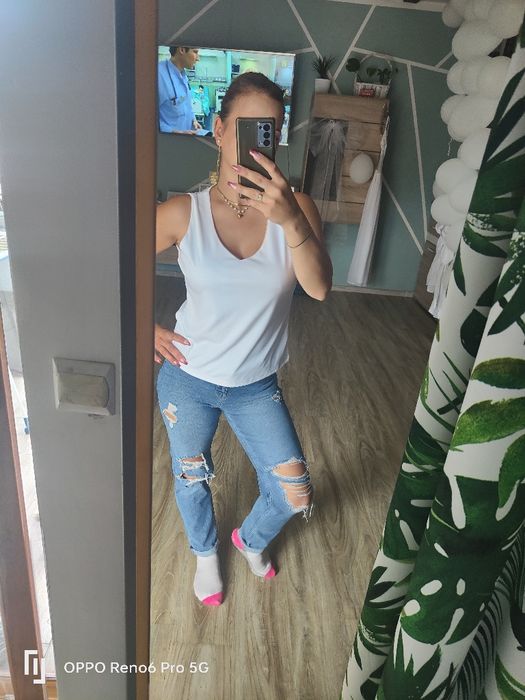 Biała bluzka rozmiar S/M