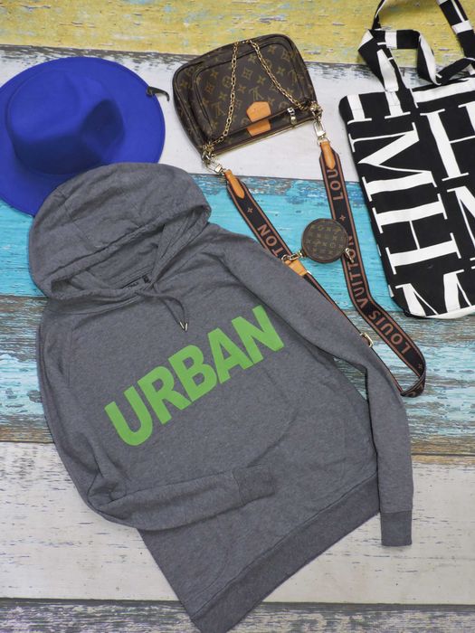 Only Szara bluza kaptur urban M