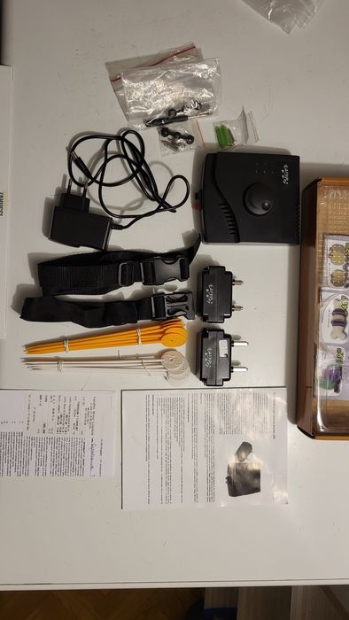 Ogrodzenie elektryczne dla psa- 2 obroże.