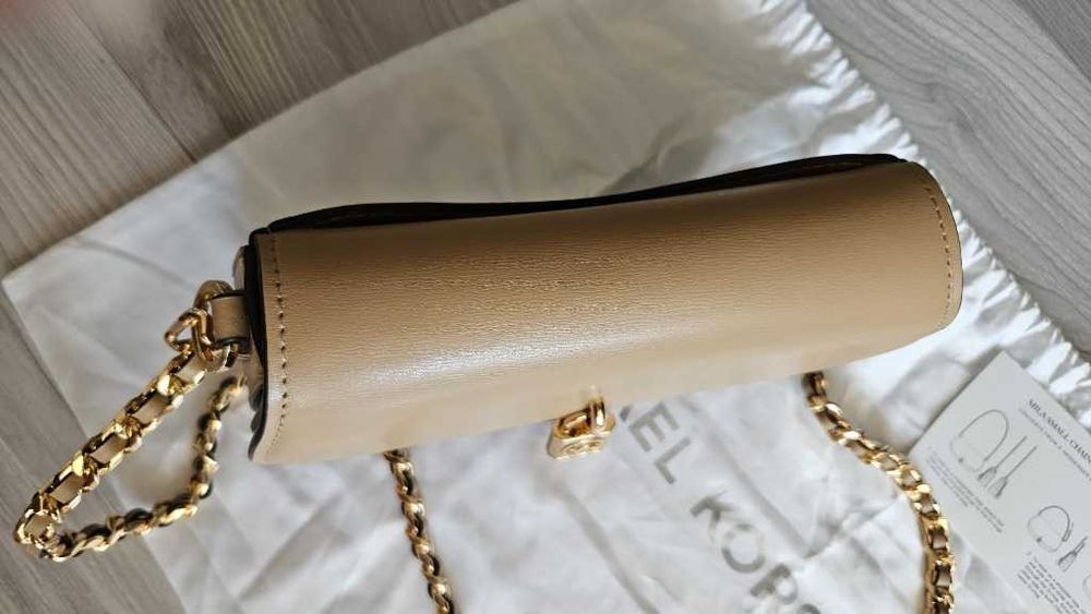 Michael Kors piękna, skórzana torebka na łancuszku ORYGINAŁ