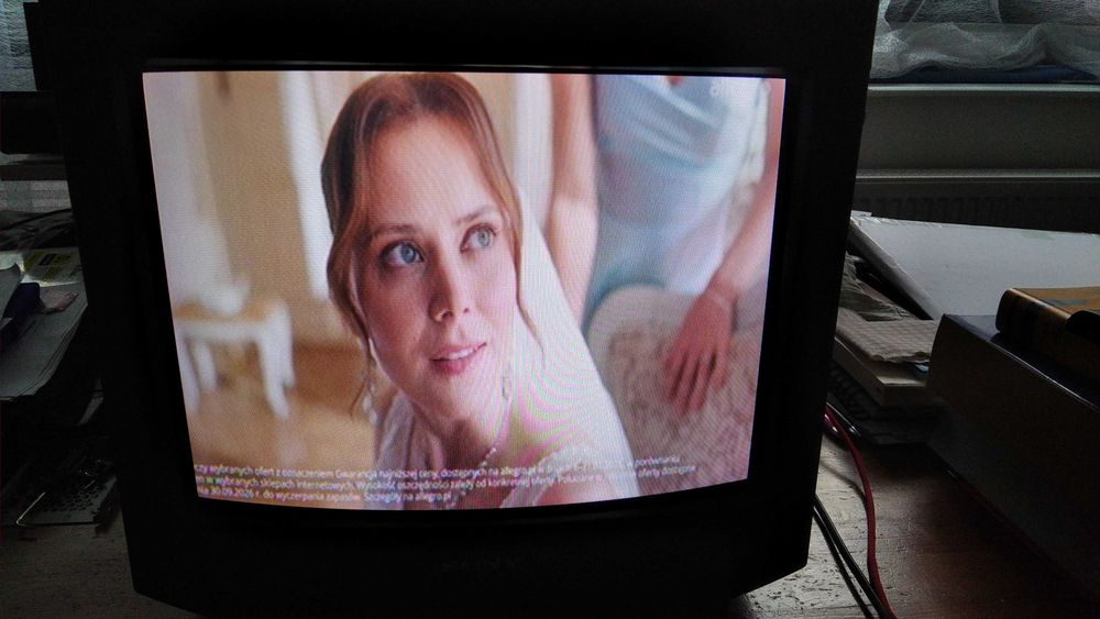 Tv 14 " Sony trinitron kv-14t1k bdb retro gaming