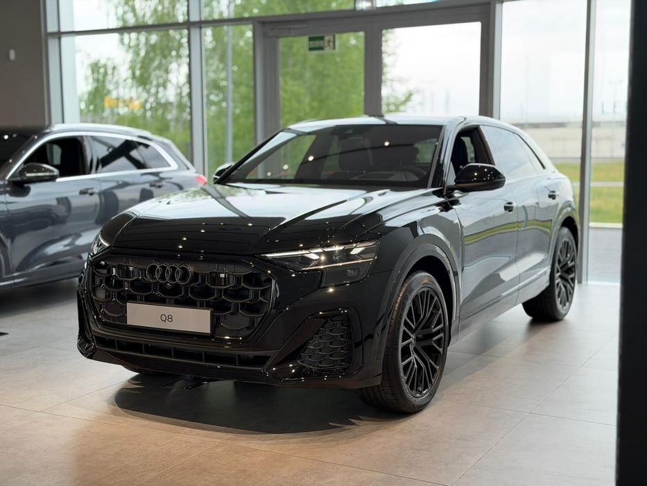 Audi Q8 Hak / Head up / Asystenci / B&O / Czerń