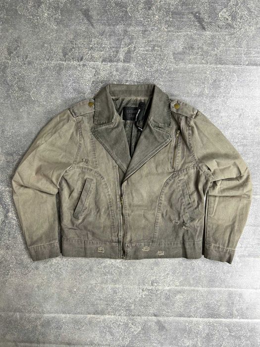 Куртка джинсовая оливкова jacket джинсовка indee sleeze косуха