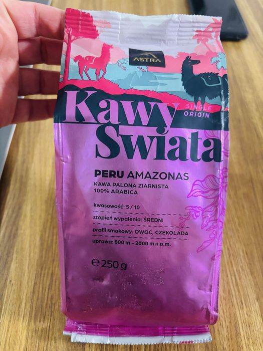 Kawa ziarnista- Kawy świata- Peru Amazonas 250g!