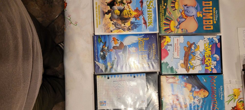 Bajki dla  maluchów na kasetach VHS