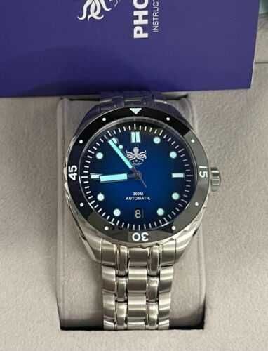ZEGAREK PHOIBOS Eagle RAY Diver Automatic Szafir Ceramika NOWY