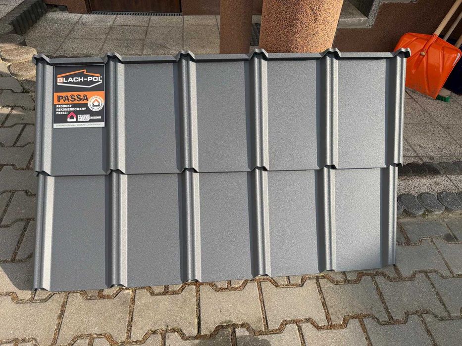 Blachpol Passa de Lux blachodachówka płaska / Nowość promocja / wycena