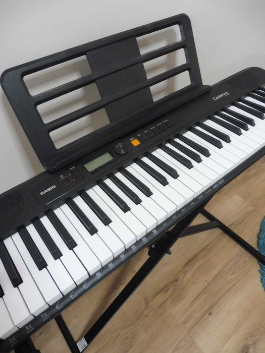 Keyboard Casio Casiotone CT-S200 Czarny + Statyw + Pulpit! Stan BDB