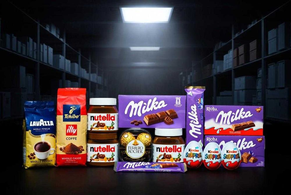 гурт ! дешево ! Продукти з європи, солодощі, кава, продукти Kinder, Milka ferrero rocher. Nutella, Rioba, кава в зернах, кава мелена